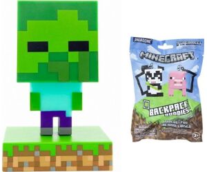 Pack minecraft lmpara zombie + figura colgante