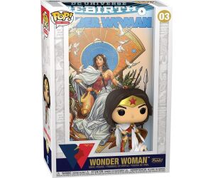 Funko pop dc comics portada comic wonder woman 80th wonder woman rebirth en el trono 55010