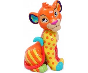 Figura enesco disney el rey len simba sentado estilo britto