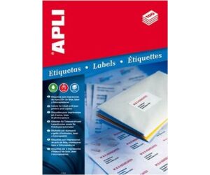 Etiquetas Adhesivas Apli 1273/ 70 x 37mm/ 100 Hojas