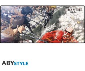 Alfombrilla abystyle attack on titan eren vs titan colosal