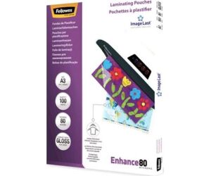 Fundas para Plastificar Fellowes 5306207/ A3/ 80 Micras/ 100 unidades