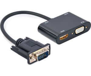 Cable Adaptador Vga A Hdmi Vga 0 15 M Negro