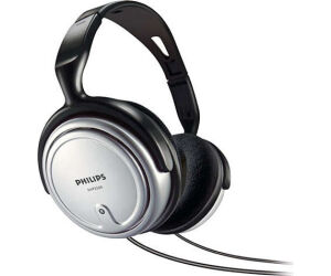 Auricular Diadema Philips Shp2500/10 6m Cable Negro, Plata