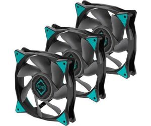 Ventilador 120x120 Iceberg-thermal Icegale Xtra Black 3p