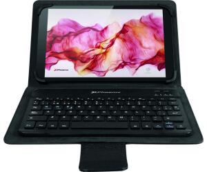 Funda universal phoenix para tablet hasta 10 pulgadas universal teclado bluetooth negra