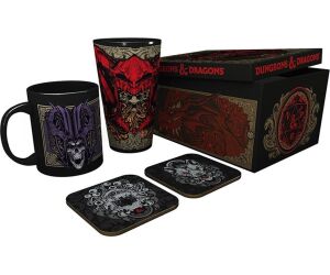 Pack vaso xxl + taza + dos posavasos gb eye dungeons & dragons ampersand