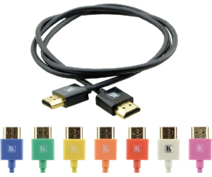 Kramer Cable Hdmi Flexible Alta Velocidad Con Ethernet Ultra Plano Color Negro (c-hm/hm/pico/bk-10)