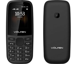 Telefono volfen a3 negro pantalla 1.8 pulgadas - camara - radio fm - micro sd -  bateria larga duracion