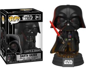 Funko pop star wars darth vader electronico luz