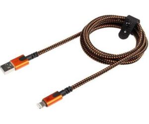 Cable Usb-a A Lightning 1.5m Negro/naranja Xtorm