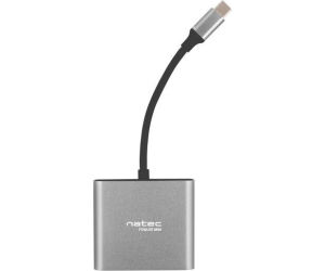 Adaptador Natec Multipuerto Usb-c A Usb 3.0 Hdmi 4k