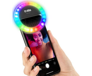 Luz led selfie sbs aro multicolor regulable