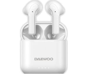 Auriculares Bluetooth Daewoo DW2021 con estuche de carga/ Autonoma 5h/ Blancos