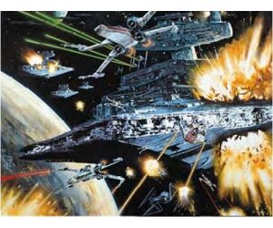 Puzle lenticular prime 3d star wars batalla 500 piezas