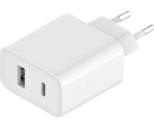 CARGADOR Mi 33W 1xUSB-A/1xUSB TYPE-C BLANCO XIAOMI