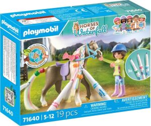 Playmobil set caballo para colorear