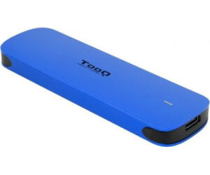 CAJA EXTERNA TOOQ M.2 NVMe USB3.1 GEN2 ALUMINIO AZUL