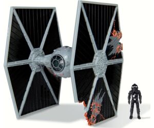 Figura jazzwares nave 8cm tie fighter y figura