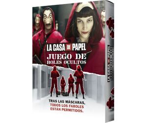 Juego de mesa asmodee la casa de papel: roles ocultos pegi 14