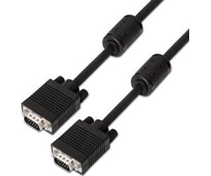 Cable SVGA Aisens A113-0076/ HDB15 Macho - HDB15 Macho/ Hasta 3W/ 10Mbps/ 20m/ Negro