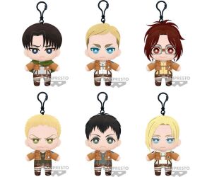 Peluche banpresto attack on titan tomonui plush assort series 2 1 unidad aleatoria