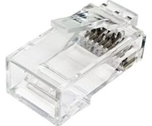 Kit 100 uds conectores rj45 equip categoria 6a utp