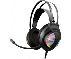 Krom Kappa Auriculares Diadema Negro