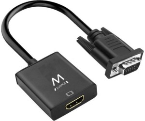 Cable Convertidor Ewent Vga Macho - Hdmi Hembra Con Audio 0,20 Metros