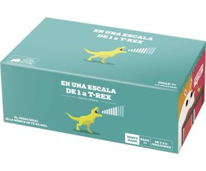 Juego de mesa asmodee en una escala de 1 a t - rex pegi 7