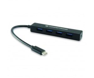 Hub USB 3.1 Tipo-C a 4 puertos