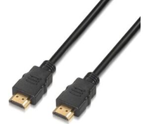 Cable HDMI 2.0 4K Aisens A120-0372/ HDMI Macho - HDMI Macho/ Hasta 10W/ 2250Mbps/ 10m/ Negro