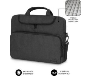 Maletn Subblim Air Padding para Porttiles hasta 15.6"/ Gris Oscuro