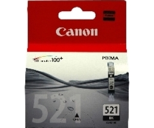 Cartucho tinta canon cli 521bk negro 9ml pixma 3600 -  4600 -  4700 -  mp540 -  550 -  560 -  620 -  630 -  640 -  980 -  mx860 -  870