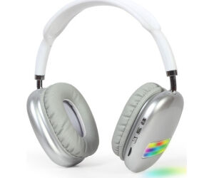 Auriculares Gembird Estero Bluetooth Con Efecto De Luz Led Blanco