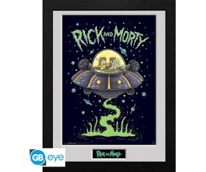 Poster enmarcado gb eye rick & morty