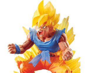 Figura megahouse dragon ball z super saiyan son goku 02 10 cm