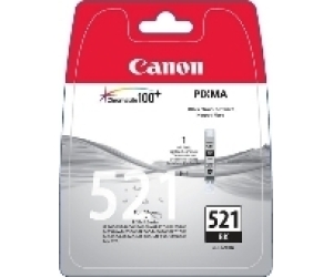 Cartucho tinta canon cli 521bk negro 9ml pixma 3600 -  4600 -  4700 -  mp540 -  550 -  560 -  620 -  630 -  640 -  980 -  mx860 -  870 blister