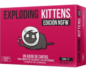 Juego de mesa asmodee exploding kittens nsfw pegi 18