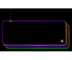 Alfombrilla Gaming Gembird  Con Efecto De Luz Led, Tamano L