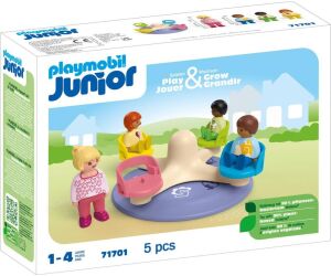 Playmobil junior carrusel con figuras