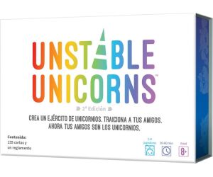 Juego de mesa unstable unicorns pegi 8