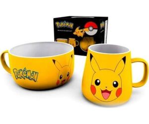 Set desayuno pokemon pikachu taza & bol