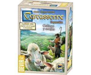 Juego de mesa devir carcassonne colinas y ovejas edicion 2019