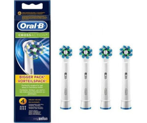 Cabezal de Recambio Braun para cepillo Braun Oral-B Pro Cross Action/ Pack 4 uds