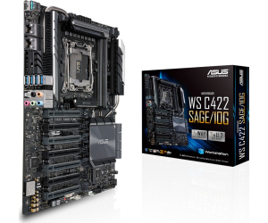 ASUS WS C422 SAGE/10G placa base para servidor y estación de trabajo LGA 2066 (Socket R4) CEB Intel® C422