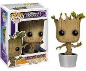 Funko pop bobble marvel los guardianes de la galaxia groot bailando