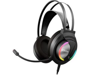 Auriculares Gaming con Micrfono Krom Kappa/ Jack 3.5/ USB 2.0/ Negros