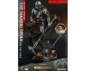 Set figuras  1 - 4  hot toys the mandalorian and the child (deluxe)