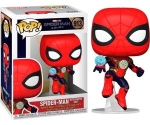 Funko pop marvel spiderman no way home spider - man traje integrado 56829